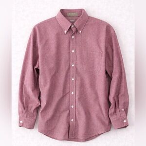 Nordstrom Men’s Red Gingham Button Down Dress Shirt 16.5 Cotton Classic Fit